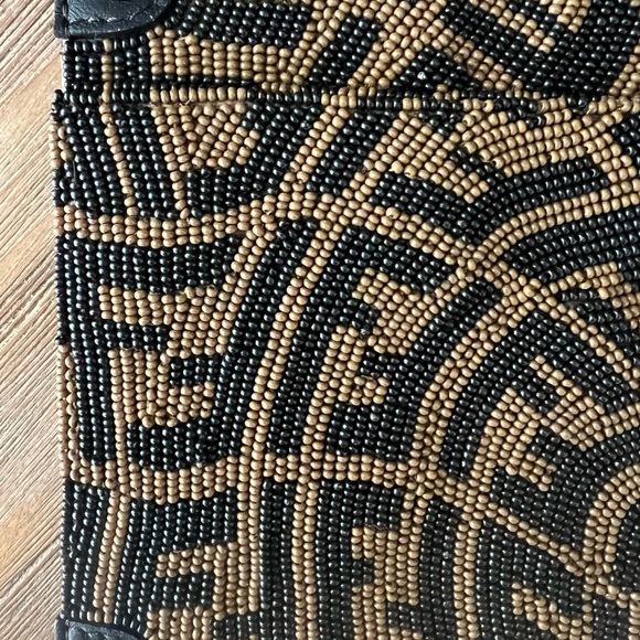 FENDI x Sarah Coleman FF Vertigo New & Auth Beaded Pouch - Picture 5 of 8